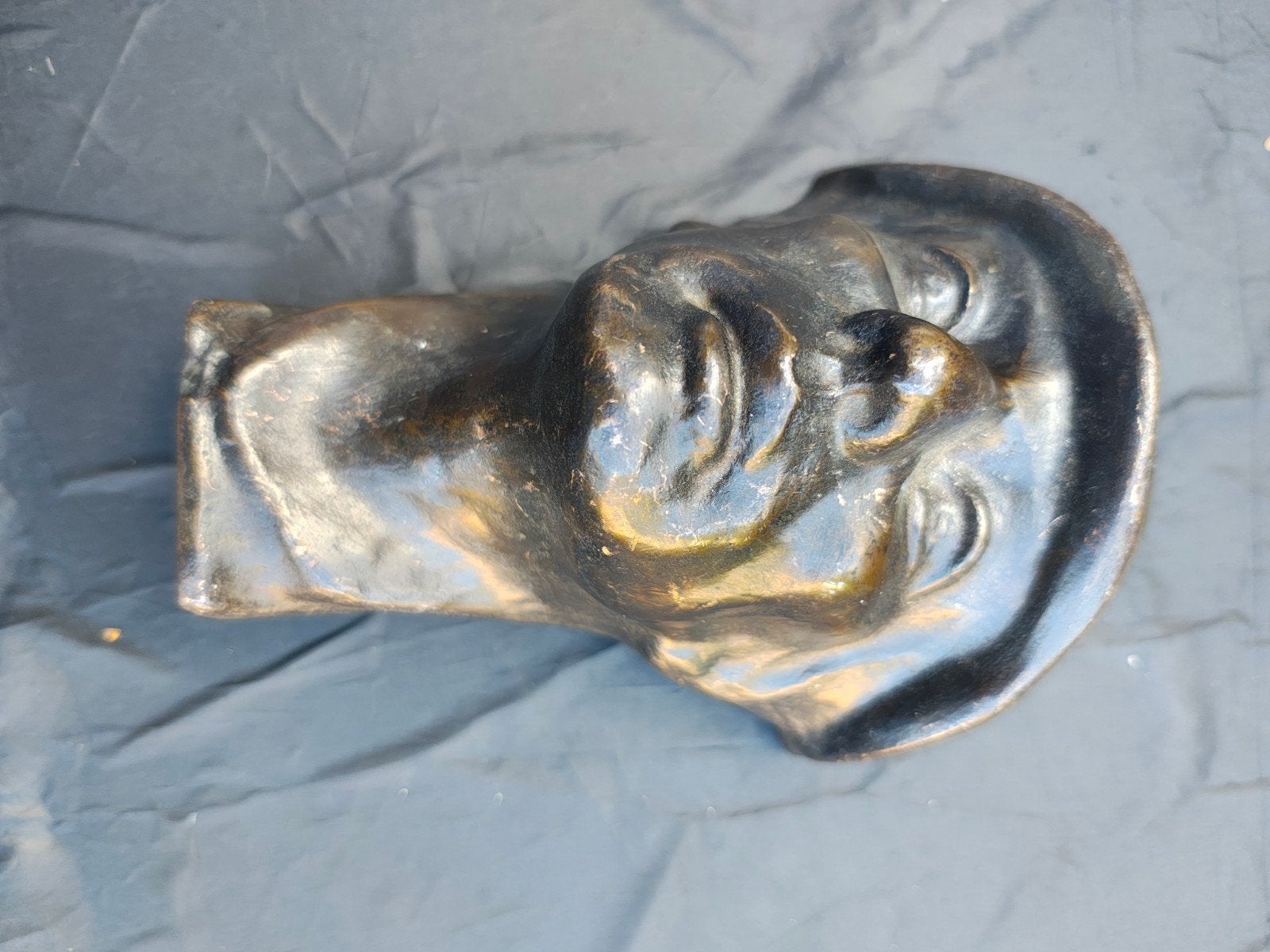 tête de mineur en bronze, Antiquités & Art, Enlèvement ou Envoi