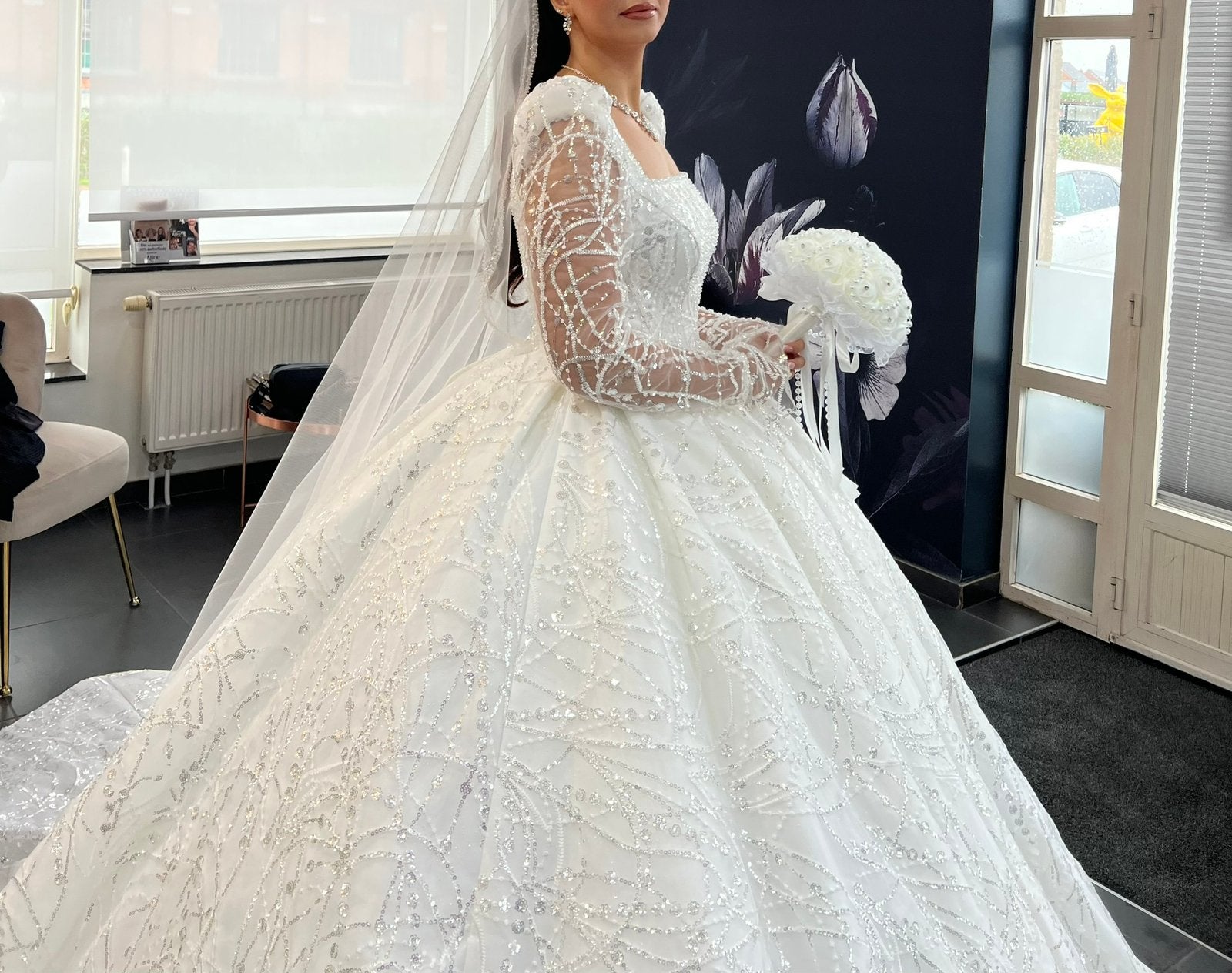 Trouwjurk gelinlik, Vêtements | Femmes, Enlèvement, Comme neuf, Robe de mariée