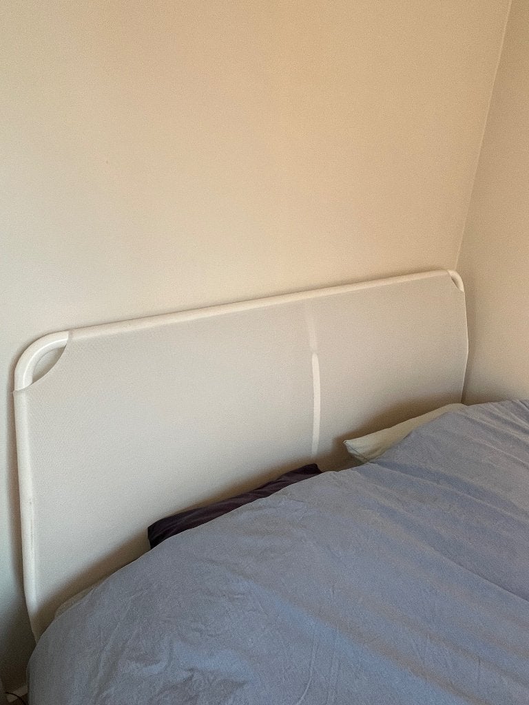 Lit IKEA 160x200 + sommier, Enlèvement, Utilisé, Blanc, Deux personnes