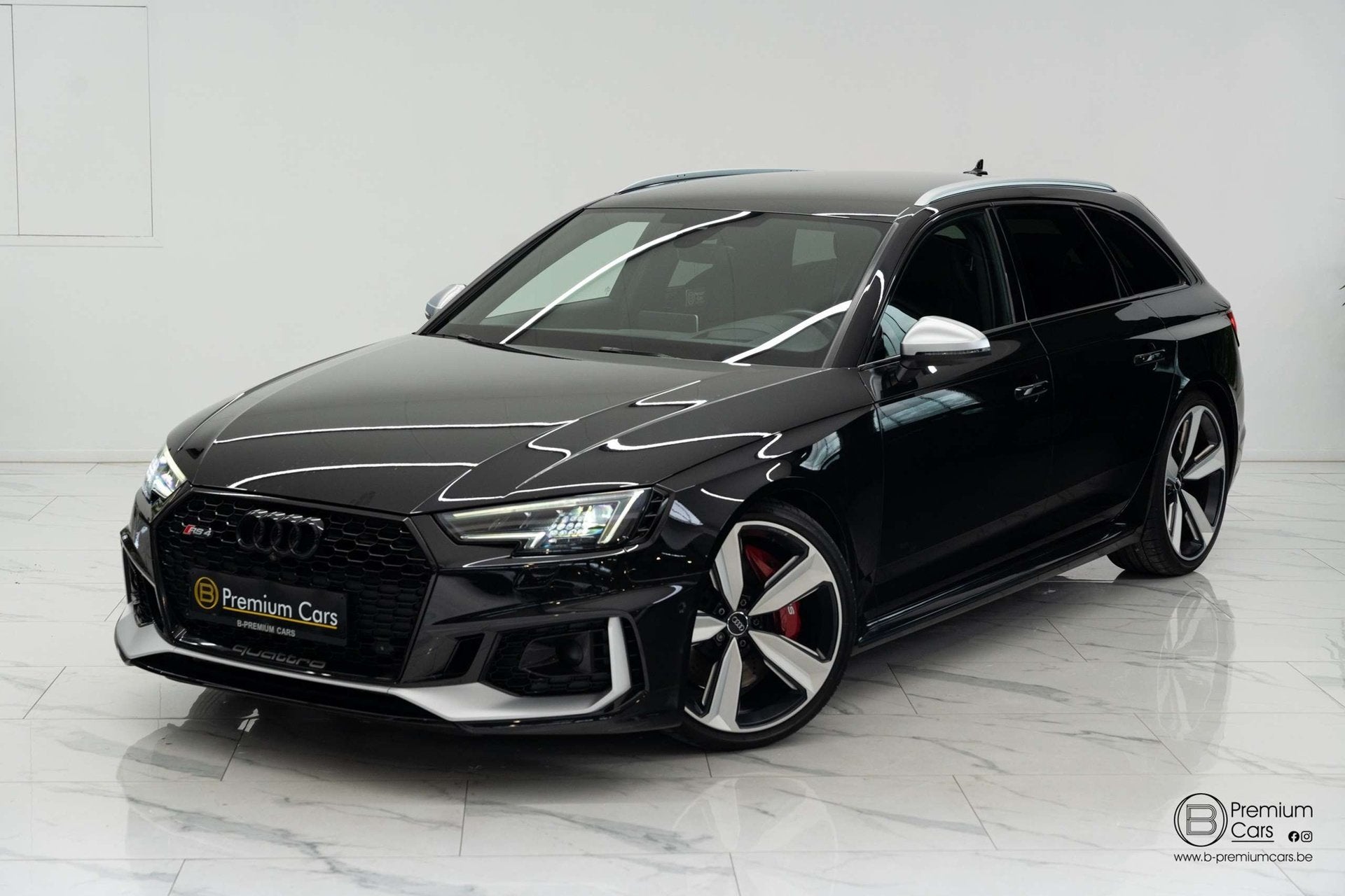 Audi RS4 Avant Quattro Exclusive! Swiss Spec! ACC, HUD, Mass, Auto's, Automaat, Gebruikt, Zwart, Bedrijf