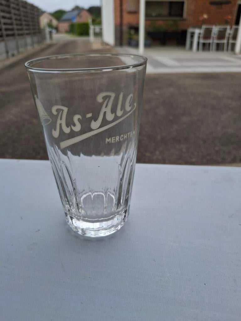 Oud bierglas as ale merchtem, Verzamelen, Ophalen of Verzenden