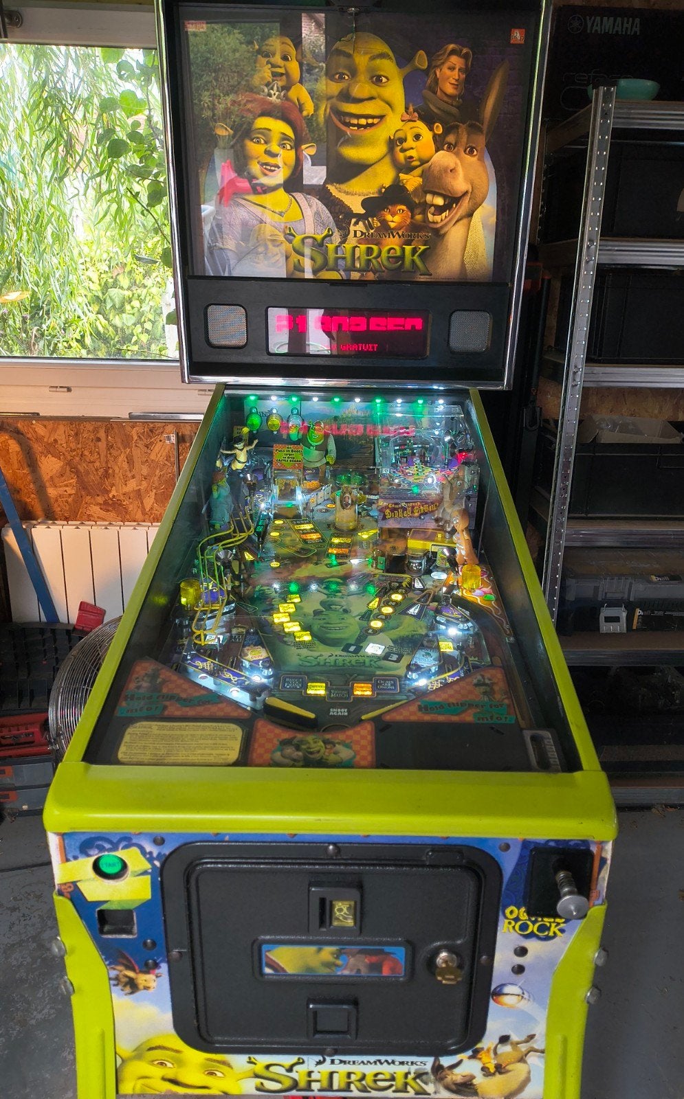 flipper Stern SHREK, Collections, Machines | Flipper (jeu), Comme neuf, Enlèvement, Électronique, Flipper (jeu)