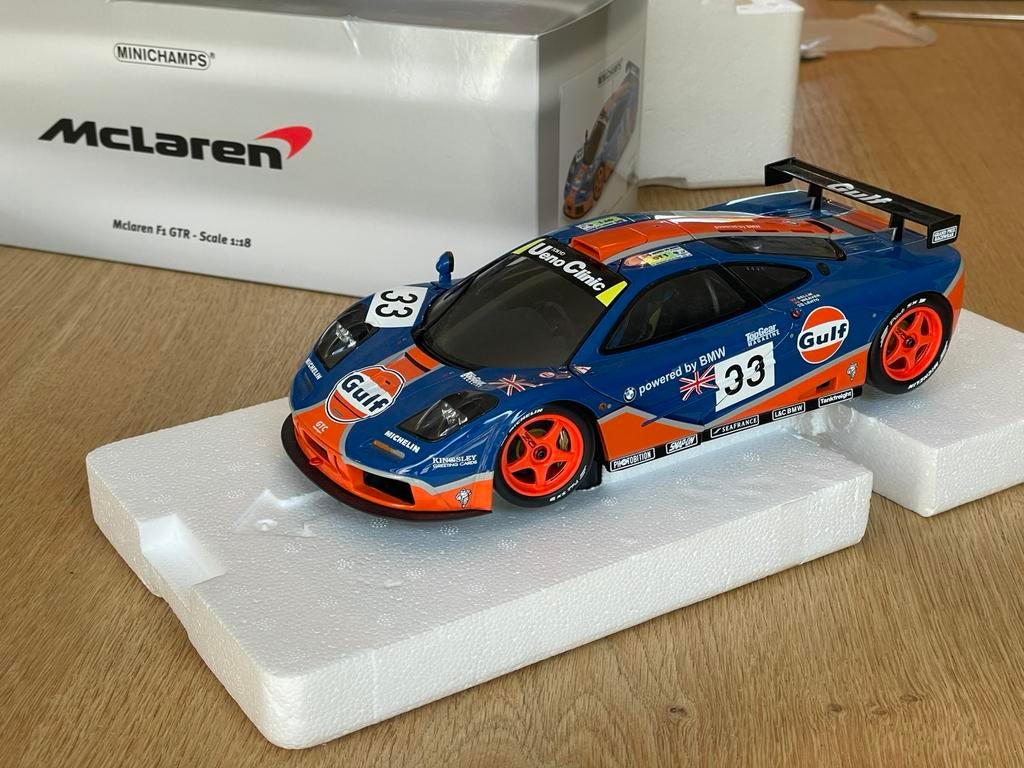 MINICHAMPS - McLAREN - F1 GTR 6.1L V12, Ophalen of Verzenden, Zo goed als nieuw, MiniChamps