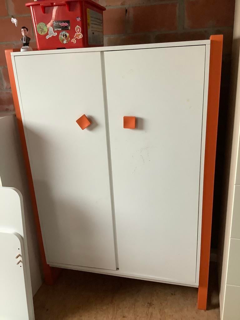 Vintage kledingkast kinderkamer, Ophalen, Gebruikt, Kast