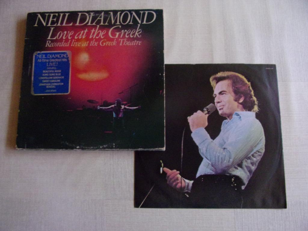 2 LP's : NEIL DIAMOND :Love at the Greek (live...), Ophalen of Verzenden, Gebruikt