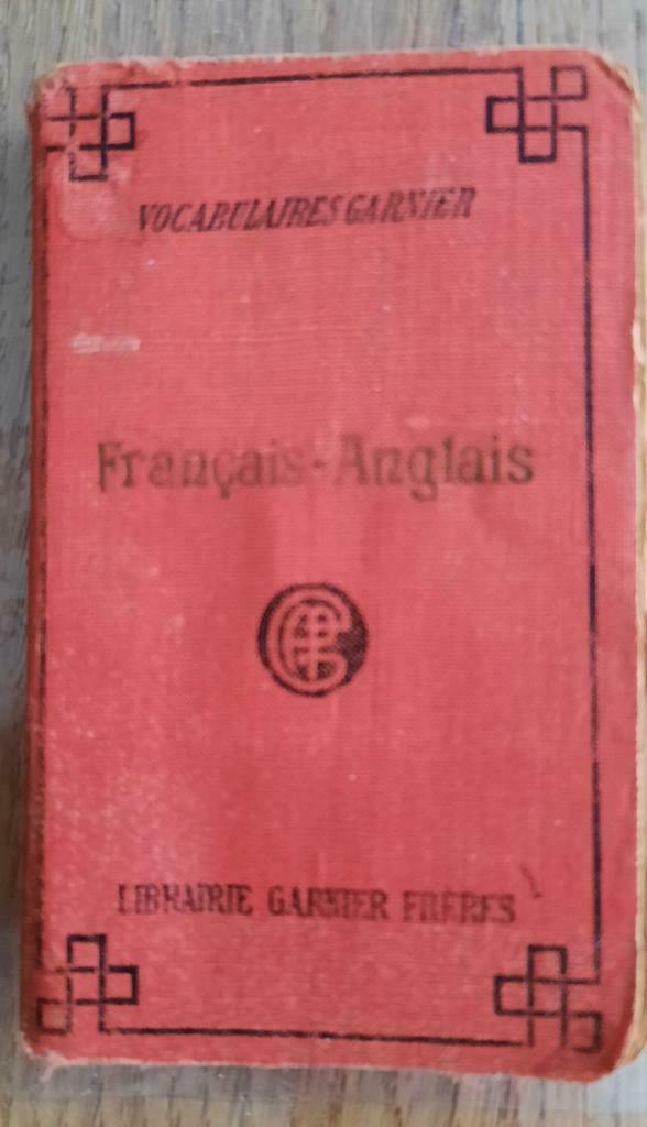 Vocabulaire Garnier Français-Anglais, Antiquités & Art, Enlèvement ou Envoi