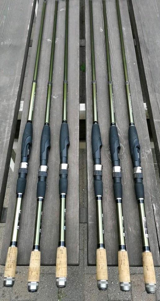 LOT:Spro Trout master 3-10gr telesc. 2,70m Zie foto's, Ophalen, Zo goed als nieuw, Complete set