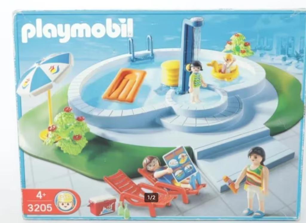 Playmobil - zwembad - SINT, Ophalen, Gebruikt, Complete set