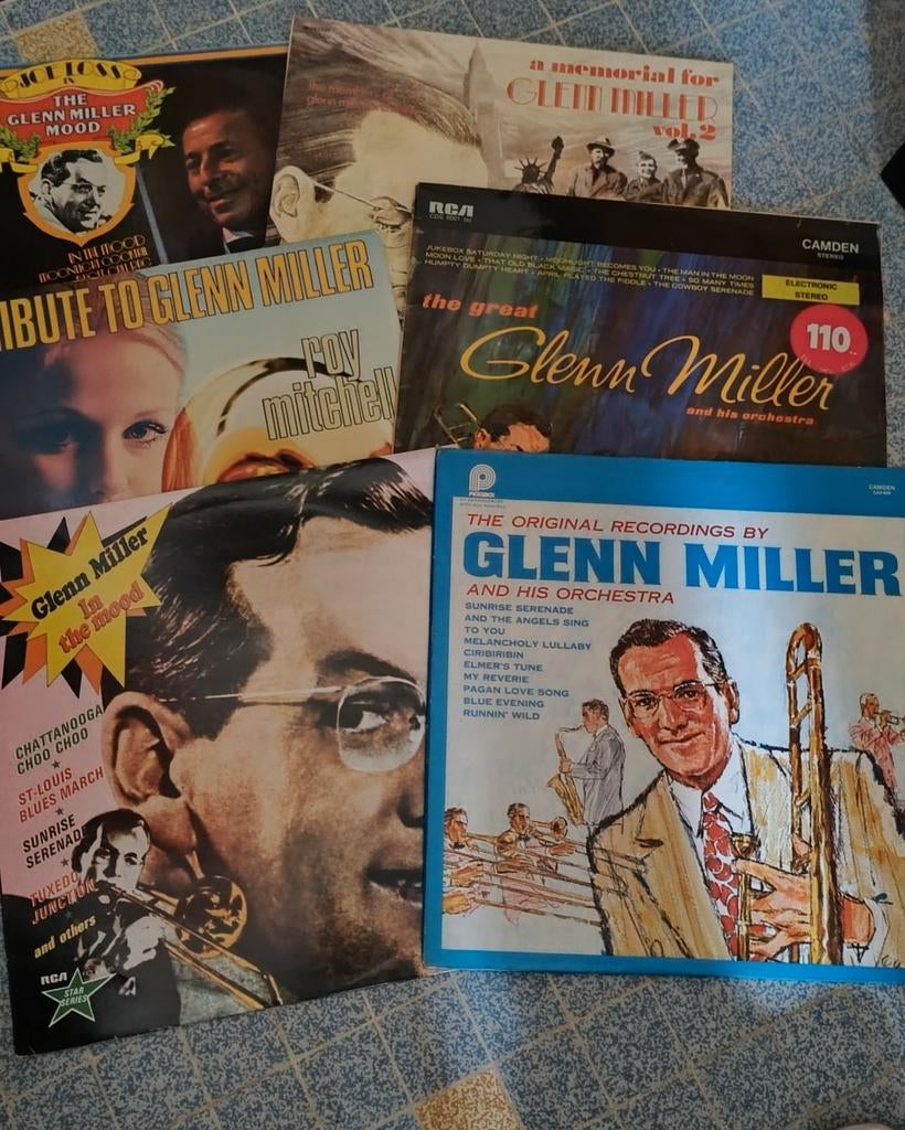 Lot de 6 vinyles - Glenn Miller - Jazz, CD & DVD, Enlèvement ou Envoi, Comme neuf
