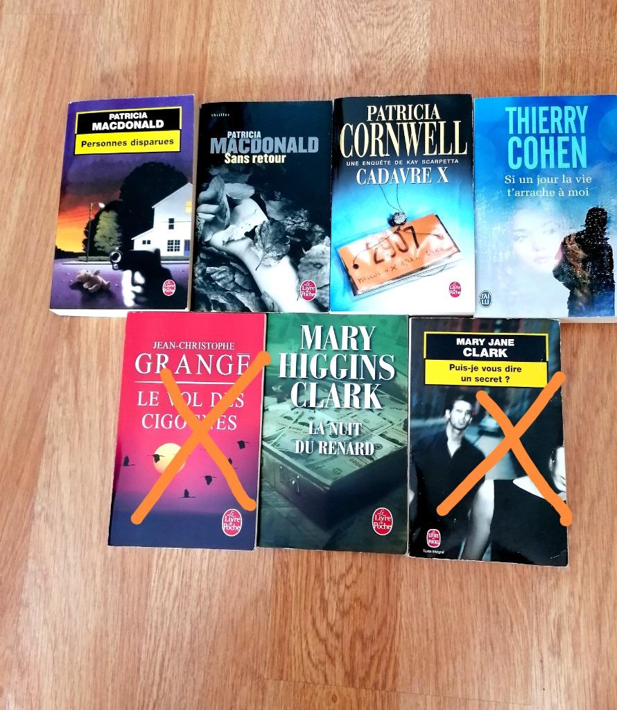 Lot de livres polar, thriller et policier, très bon état., Livres, Enlèvement, Comme neuf, Belgique