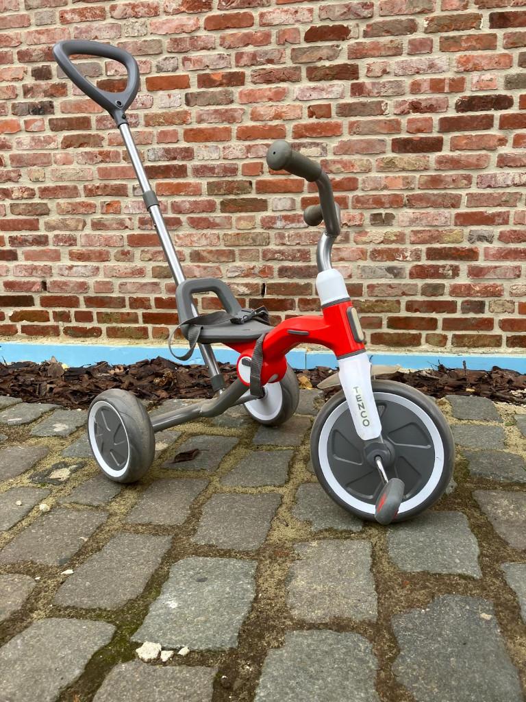Kinderfiets driewieler, Fietsen en Brommers, Ophalen, Zo goed als nieuw, Minder dan 16 inch, Qplay
