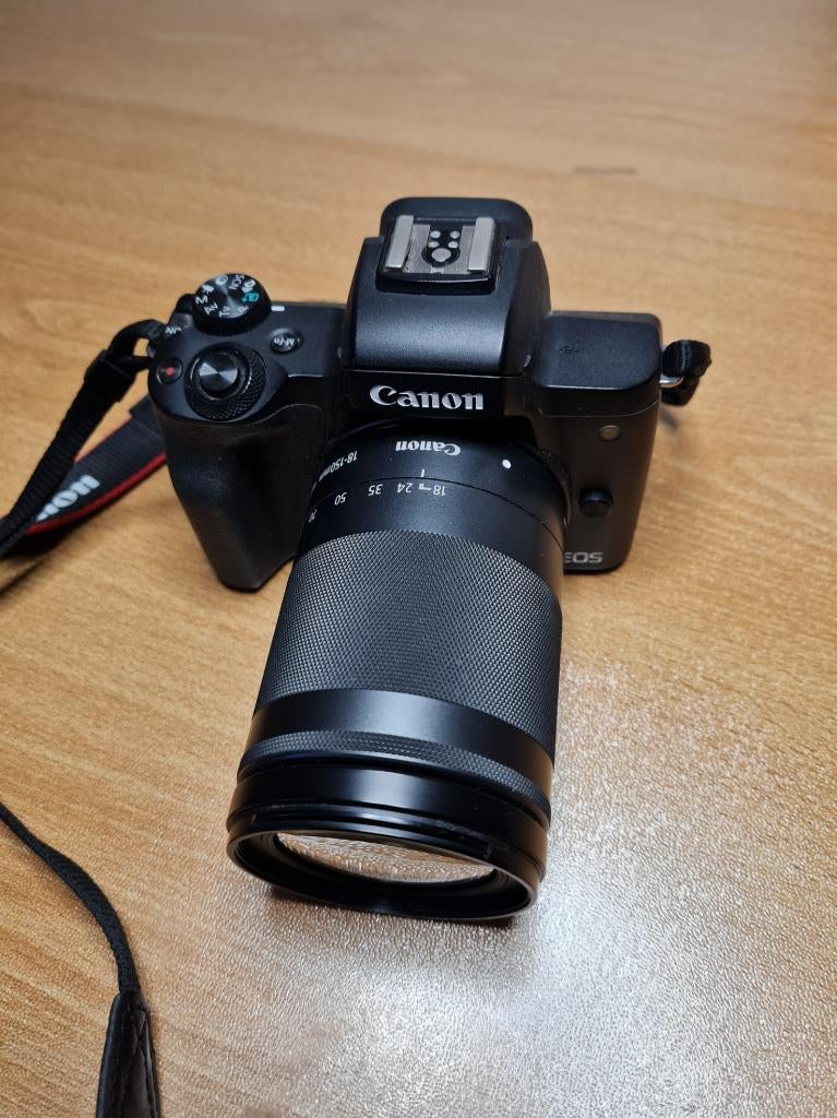 Canon EOS M50 + Objectif EF-M18-150 IS STM (Kit)., TV, Hi-fi & Vidéo, Enlèvement ou Envoi, Canon, 4 à 7 fois, Comme neuf