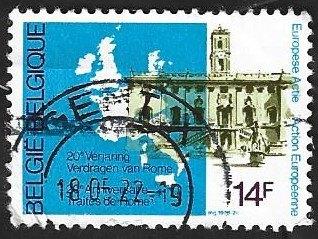 1 Postzegel België 1978 Europese Actie, Postzegels en Munten, Postzegels | Europa | België, Europa, Frankeerzegel, Ophalen of Verzenden