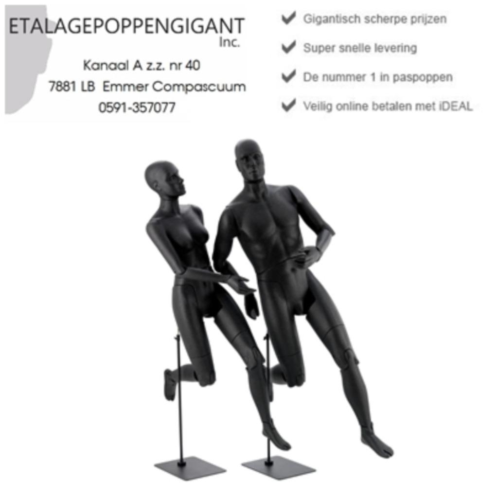 Flexibele Etalagepop - Mannequins Compleet Deelbaar EPG, Neuf, Enlèvement ou Envoi, Autres couleurs, ETALAGEPOPPENGIGANT.NL
