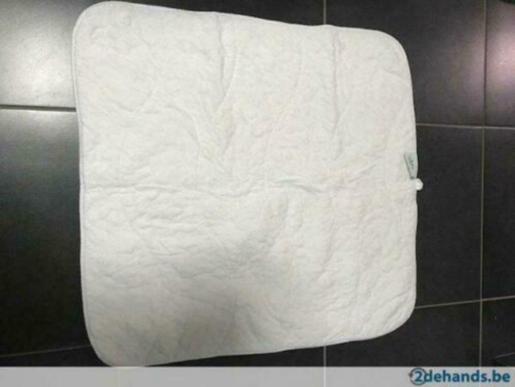Donsdeken park (80x80) wash cotton bamboo, Kinderen en Baby's, Ophalen, Gebruikt, Jongetje of Meisje, Wit