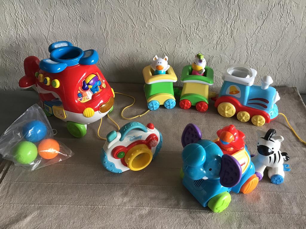 Baby speelgoed , 4 stuks., Kinderen en Baby's, Ophalen of Verzenden, Zo goed als nieuw, Met geluid
