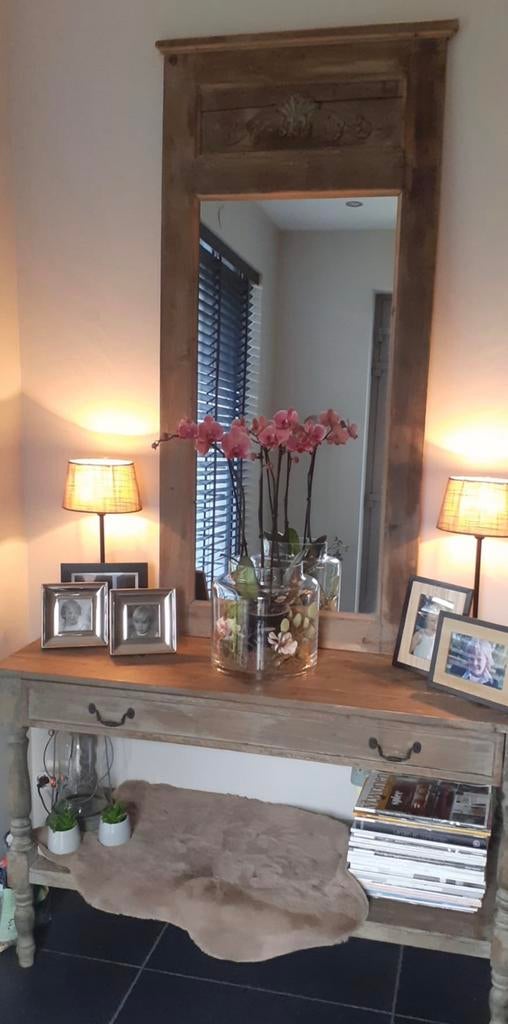 Consoletafel met spiegel, Huis en Inrichting, Tafels | Sidetables, Ophalen