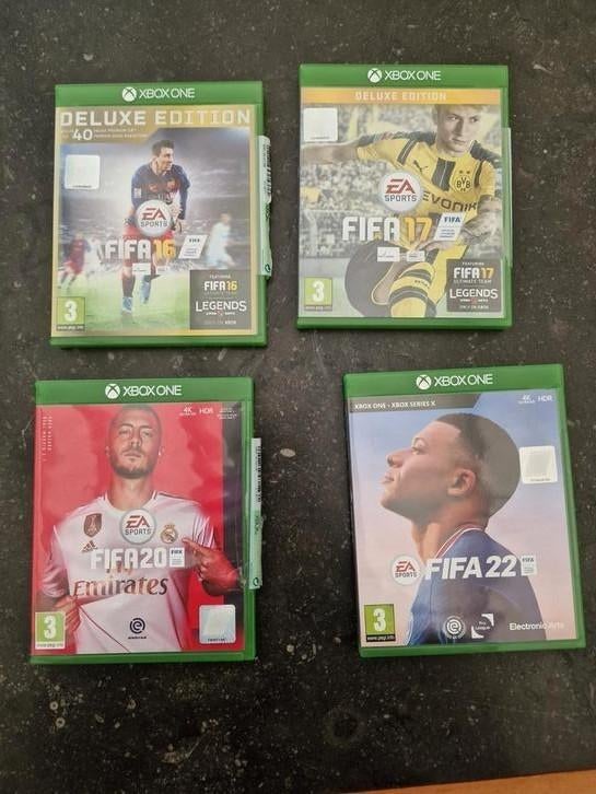 4 jeux FIFA Xbox également vendus séparément, Consoles de jeu & Jeux vidéo, Jeux | Xbox One, Enlèvement ou Envoi, Comme neuf, Sport