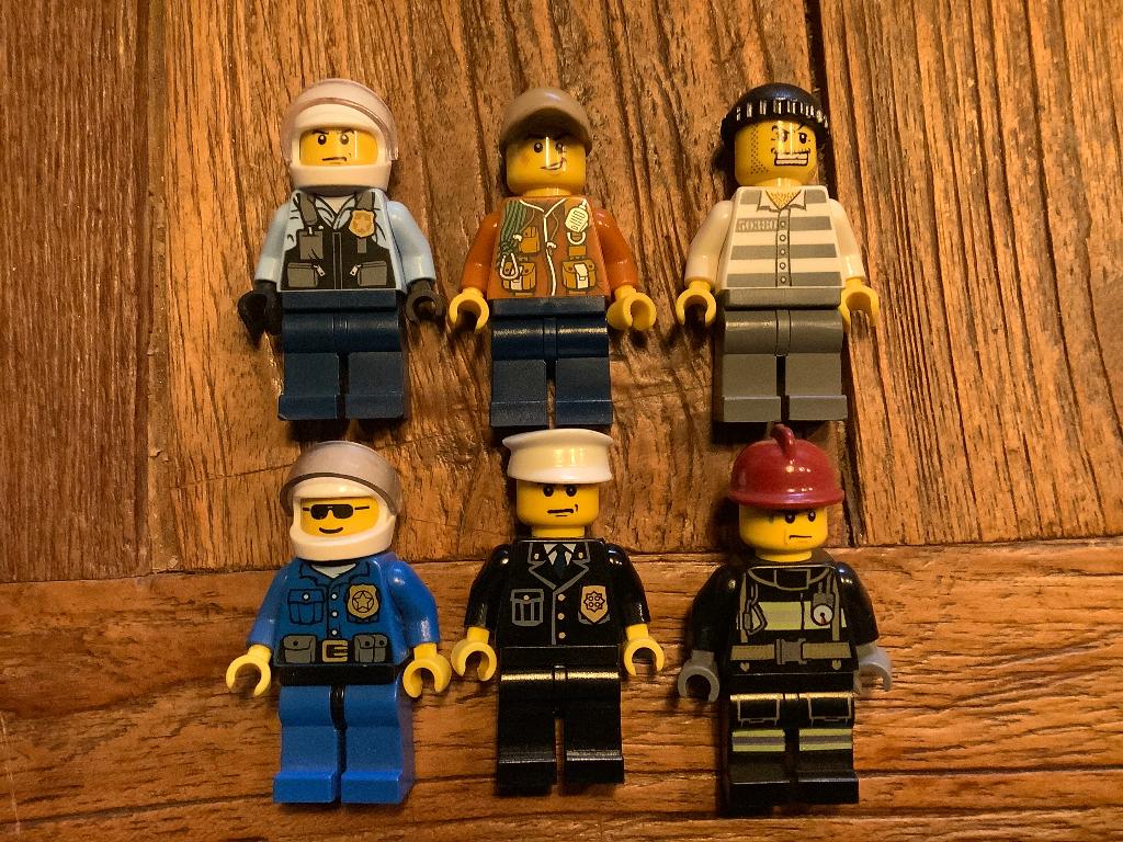 Lego aanvulset figuren 6 stuks / 200-F3, Enlèvement ou Envoi, Utilisé, Briques en vrac, Lego