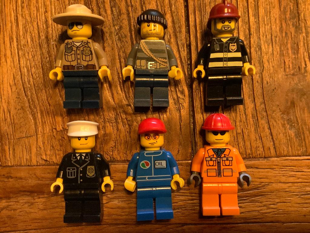 Lego figuren aanvulset 6 stuks / 210-F3, Enlèvement ou Envoi, Utilisé, Briques en vrac, Lego