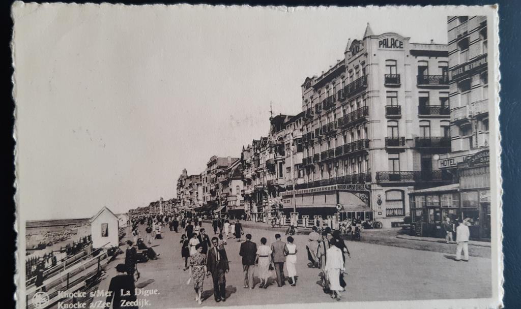 SOMMET DU FRONT DE MER DE KNOKKE LA DIGUE, Collections, Cartes postales | Belgique, Enlèvement ou Envoi