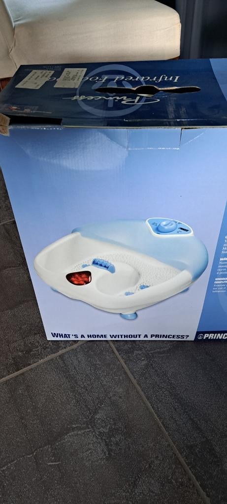 Voetbad met verschillend massage infrarood en met spatscherm, Elektronische apparatuur, Ophalen of Verzenden, Zo goed als nieuw