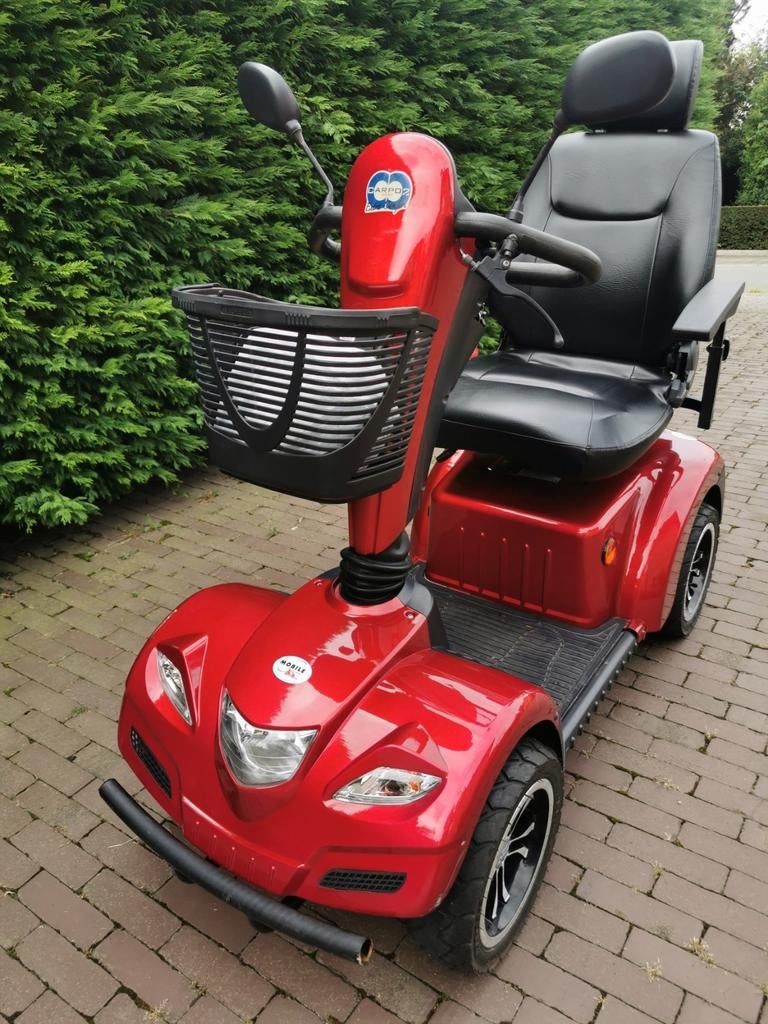 Scootmobiel Vermeiren Carpo 2 sport invalide scooter, Divers, Chaises roulantes, Comme neuf, Fauteuil roulant électrique, Pliant