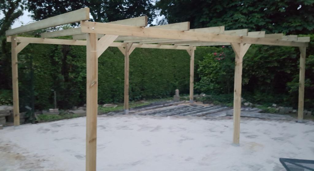 Carport-Overkappoing-Veranda-pergola, Enlèvement ou Envoi, Neuf
