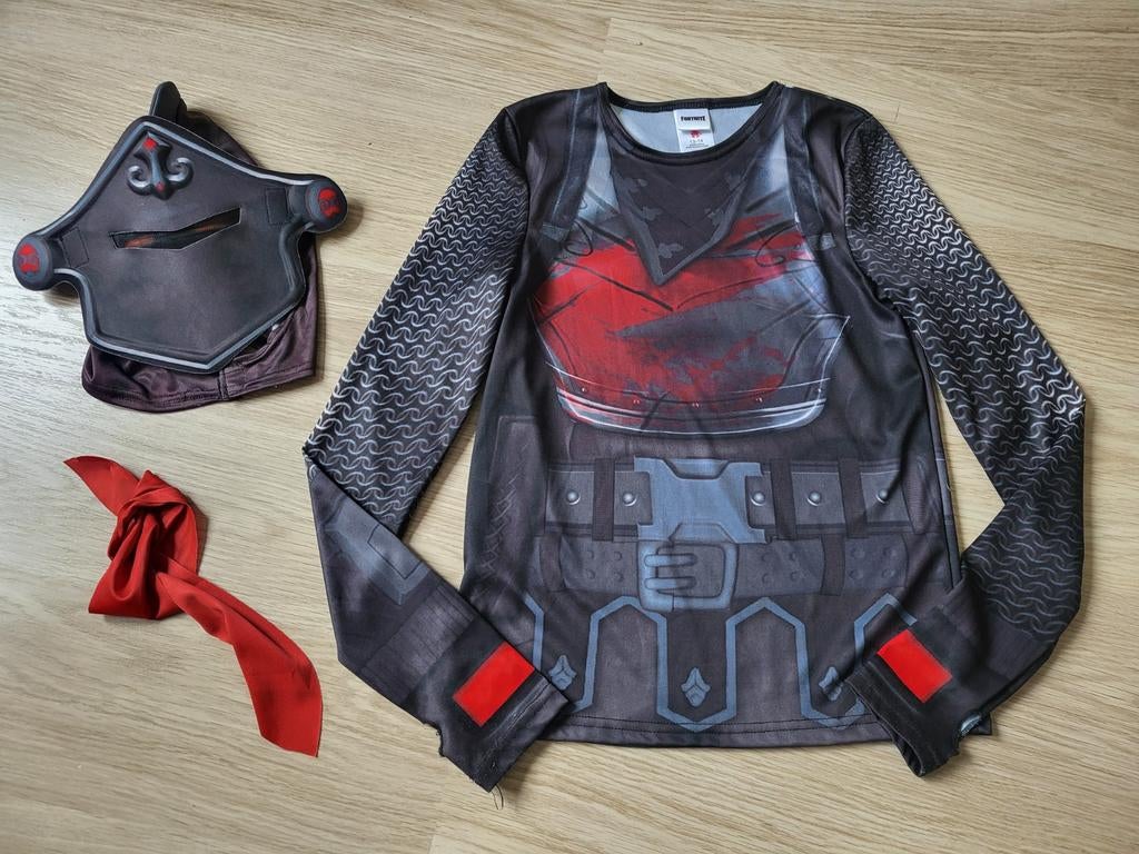 Verkleedpak Fortnite - Black knight (maat 13-14 jaar), Ophalen of Verzenden, Zo goed als nieuw, 158 t/m 164