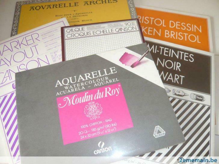 Dessin divers blocs feuilles, neuf, 1/2 prix magasin., Hobby & Loisirs créatifs, Dessin, Enlèvement, Neuf, Papier, Carnet de croquis ou à dessin