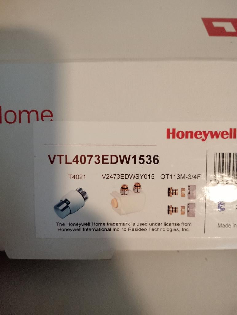Honeywell onderblok, Doe-het-zelf en Bouw, Ophalen, Nieuw, Thermostaat