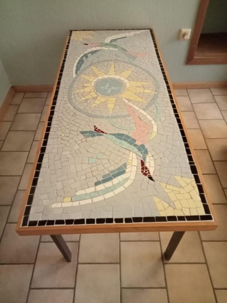 Table de salon avec mosaïques, Enlèvement, Comme neuf