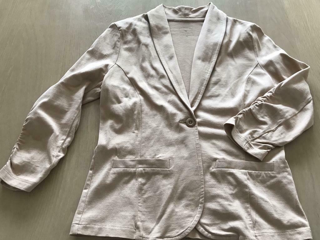 Blazerjasje in oud roze 3/4 stropmouwen - Tom Tailor - M, Maat 38/40 (M), Jasje, Roze, Gedragen