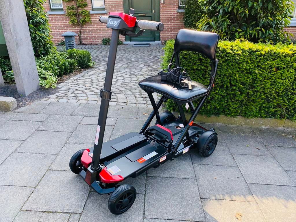 Super pratique – s’ouvre et se plie avec une télécommande, Enlèvement ou Envoi, Pliant, Comme neuf, Fauteuil roulant électrique