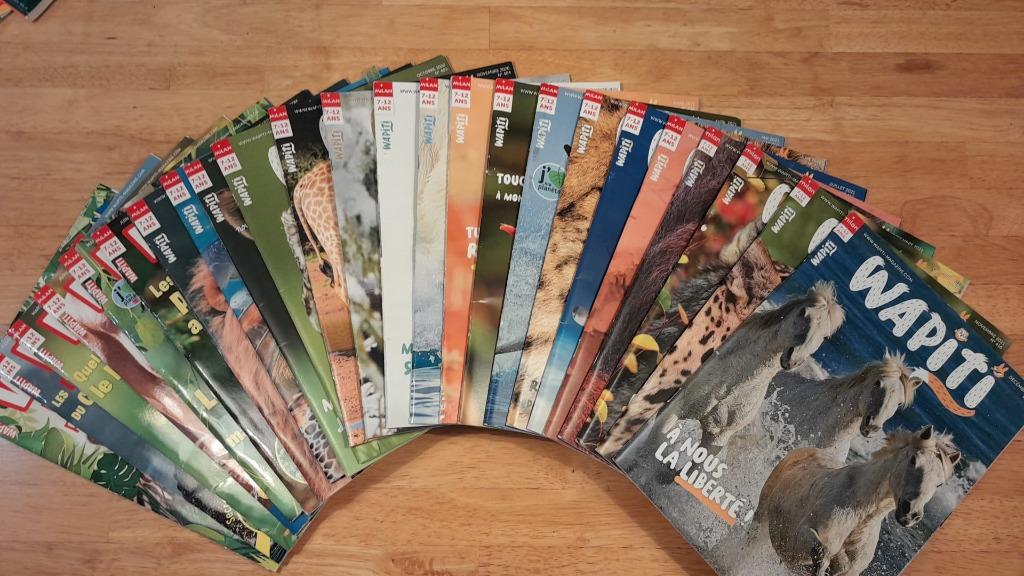 24 magazines Wapiti (Bayard Milan) 7-12 ans, Boeken, Ophalen, Zo goed als nieuw