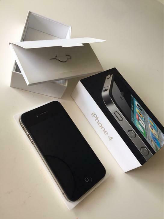 iPhone Apple 4 perfect staat geen krassen met doos, Telecommunicatie, Mobiele telefoons | Apple iPhone, Verzenden