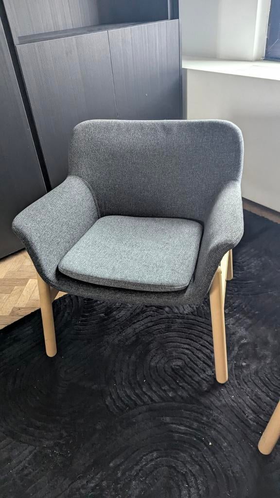 IKEA VEDBO fauteuil, Gunnared donkergrijs, 2 stuks, Enlèvement, Comme neuf