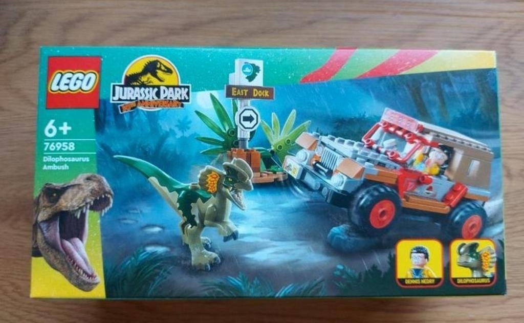 Lego Jurassic Park 76958 Dilophosaurus Ambush [nieuw], Kinderen en Baby's, Speelgoed | Duplo en Lego, Ophalen of Verzenden, Nieuw
