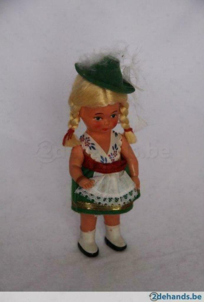 oud tiroler popje - dancing doll, Verzamelen, Ophalen of Verzenden, Gebruikt