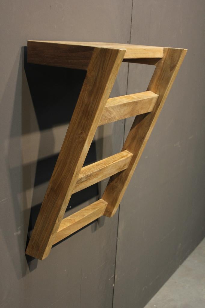teak handdoek rek, Huis en Inrichting, Badkamer | Badtextiel en Accessoires, Nieuw, Handdoek, Ophalen of Verzenden