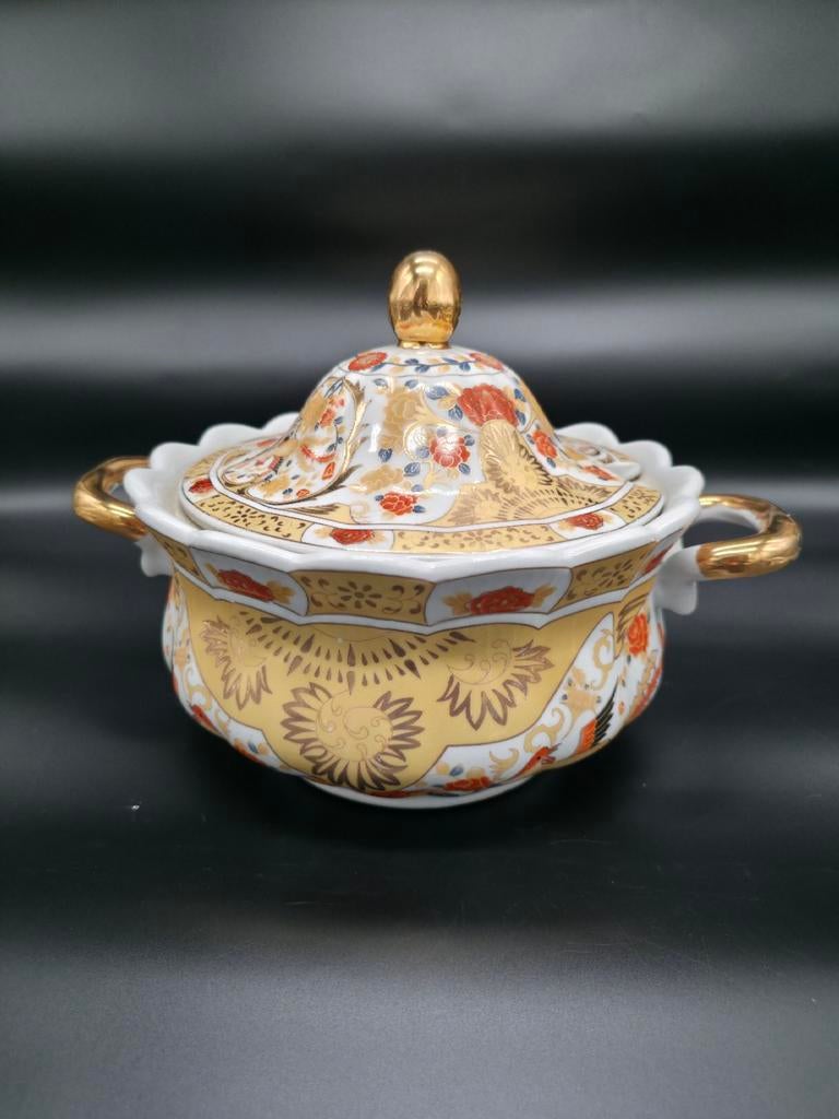 Imari soepkom zeer decoratief, Ophalen