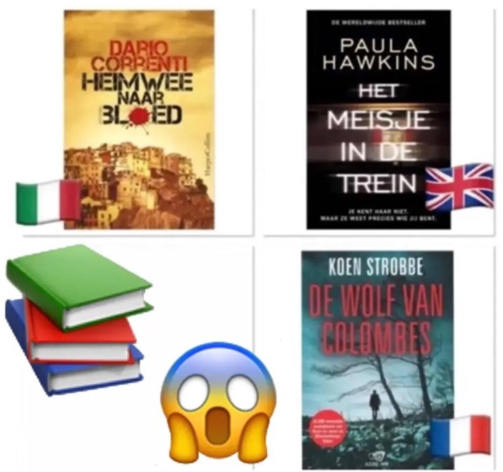 Set 3 thrillers in Italië, UK en Frankrijk @10€ ipv 15€, Ophalen of Verzenden, Nieuw, Divers, Europa overig