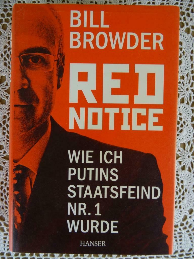 Bill Browder Notice rouge Who ich Putins Staatsfeind nr1 wur, Enlèvement ou Envoi, Bill Browder, Comme neuf, Société