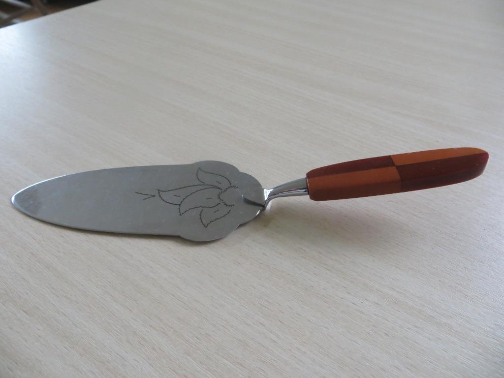 taartschep, Huis en Inrichting, Ophalen, Zo goed als nieuw, Inox of Chroom, Los bestek