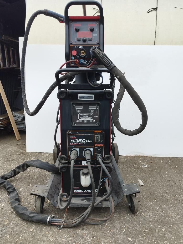 Lincoln Electric S 350 CE Power Wave + LF45 + Cool arc-50, Bricolage & Construction, Outillage | Soudeuses, Lincoln Electric S 350 CE Power Wave + LF45 + Cool arc-50