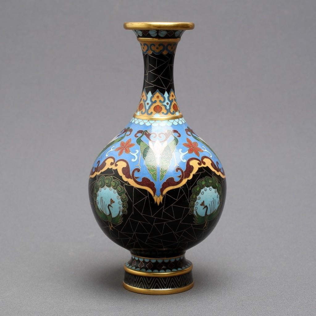 cloisonne vaas, Antiek en Kunst, Verzenden