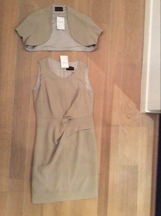 Avondkleed maat 40 issa moda nieuw,nooit gedragen, Kleding | Dames, Maat 38/40 (M), Verzenden, Beige, Nieuw
