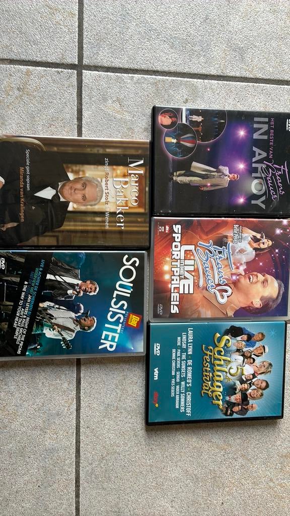 Verschillende dvd’s 5dvd’s voor 5€, Enlèvement, Comme neuf