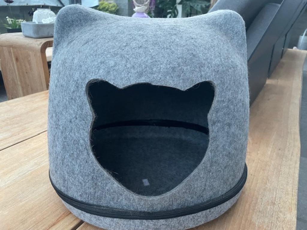 kattenmand grijs ALS NIEUW 2 stuks, Dieren en Toebehoren, Ophalen of Verzenden, Zo goed als nieuw, Overige