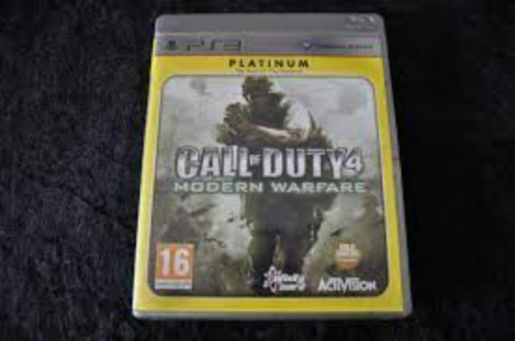 Call of Duty 4: Modern Warfare (PS3)., Online, Shooter, Ophalen of Verzenden, Zo goed als nieuw